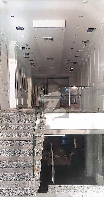 2200 Sq Feet Covered Area Shop Available Sale Main Mm Alam Road Gulberg.