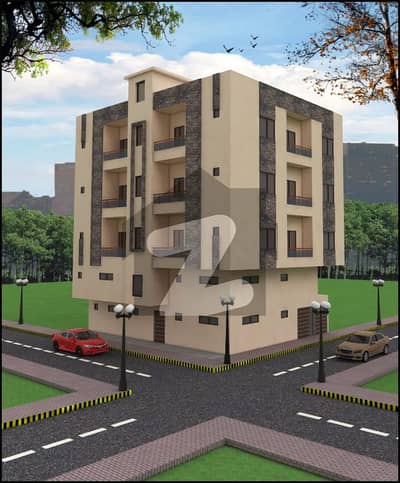 900 Square Feet 2 Bedrooms Drawing Dinning Apartment 3rd Floor With Attractive Rental Income For Sale In P & T Society Korangi.