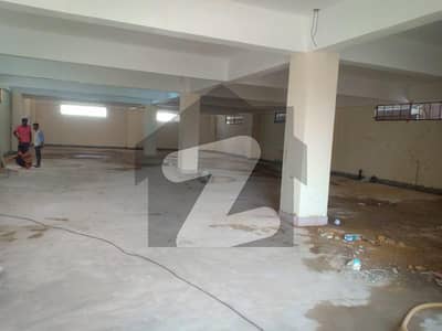 400 Square Yards Ground Floor with 50 KVA Electricity Load for Rent in Korangi Industrial Area.