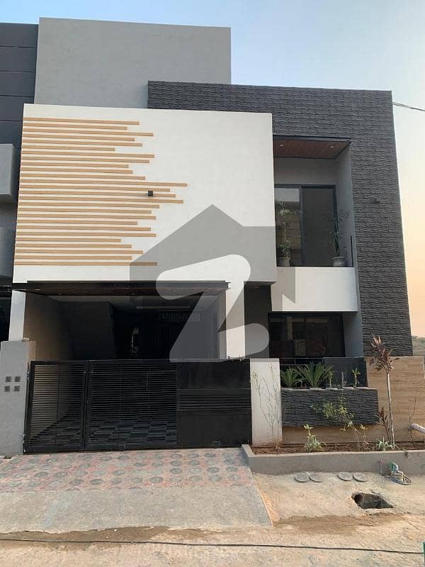 Luxury Modern House Double Story Brand New Solid Designer House For Sale