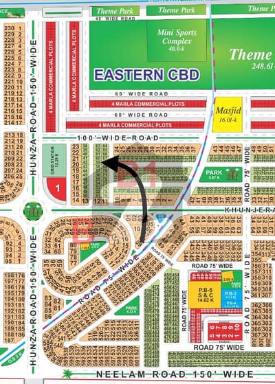 10-Marla Hot Location Plot Possession Soon In B1 Block LDA City