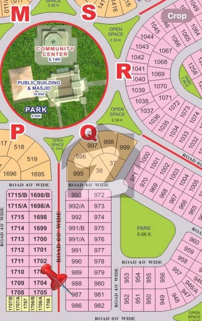 1 Kanal Next To Corner House Available For Sale