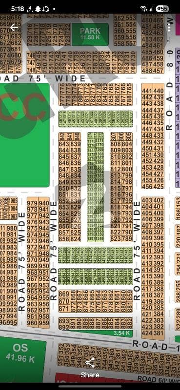 CC Block 10 Marla Plot For Sale CC Block 10 Marla Plot For Sale