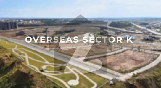 DHA PHASE 5 Sector K Overcease Street 4 Corner Pair South Face Heighted Level Plot Very Good Location