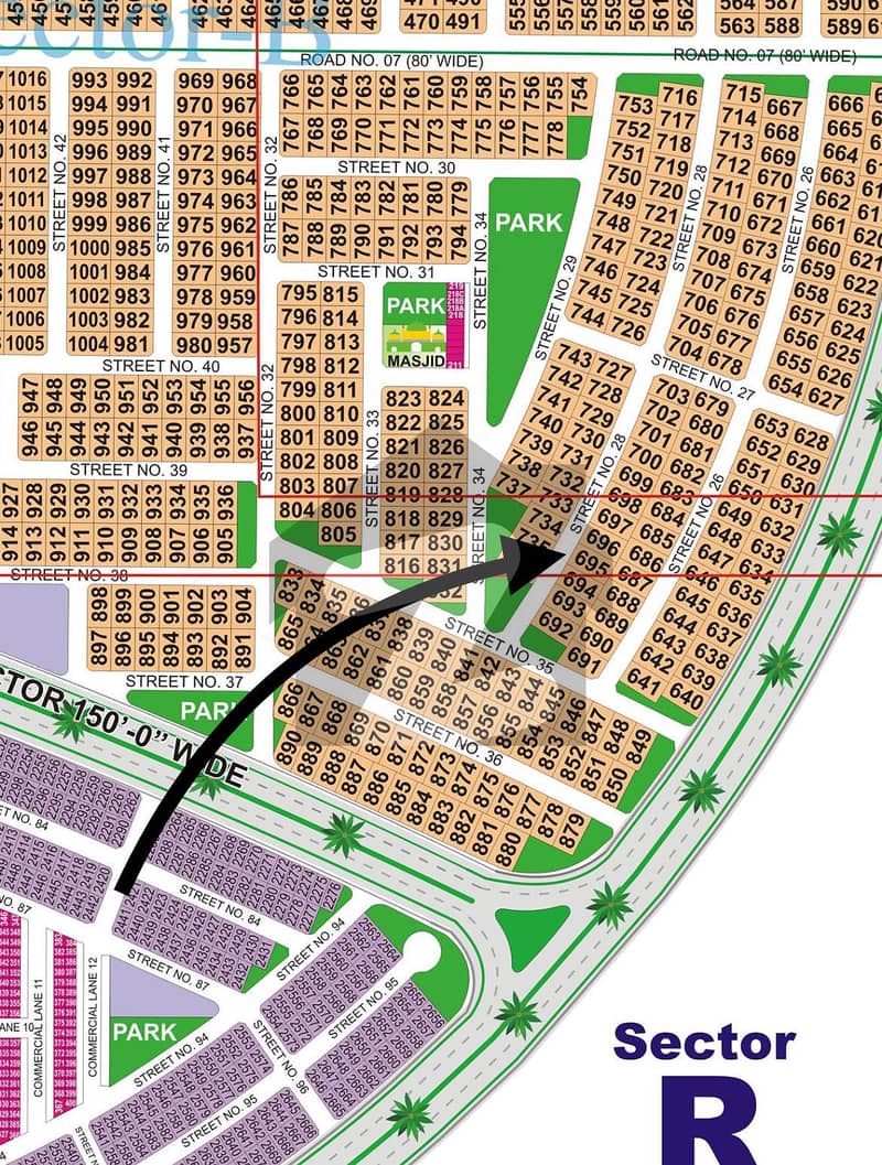 DHA Bahawalpur Sector B 1 Kanal Possession Plot DHA Bahawalpur Sector B 1 Kanal Possession Plot