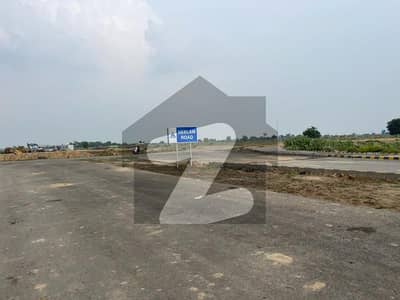 Semi Commercial 5 Marla Plot Located On 150+200 Feet Road Roundabout Plot For Sale With All Dues Paid