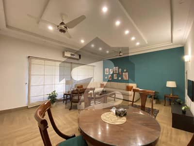 Beautiful Fully Furnished Ground Portion With Separate Entrance On Prime Location