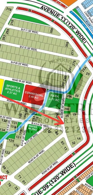 PRECINCT 7 ROAD3 Plot FOR SALE , Near Bahria Heights, All Amenities Nearby, Including PARK, MOSQUE, SCHOOLS