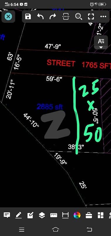 6.5 Marla Plot For Sale Gulistan Coluny Rawalpindi