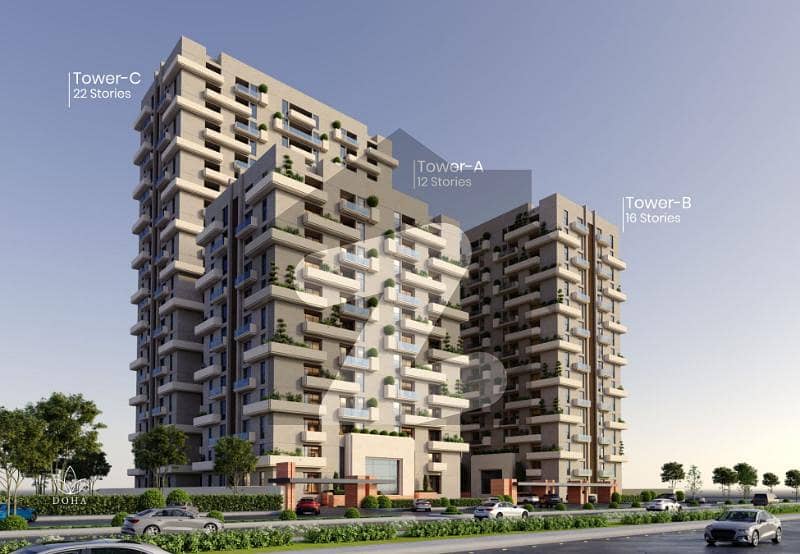 2 Bed Luxury Apartment Available For Sale in Doha Heights Faisal Hills