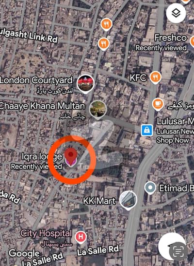 پیر خورشید کالونی ملتان میں 12 مرلہ کمرشل پلاٹ 8.9 کروڑ میں برائے فروخت۔
