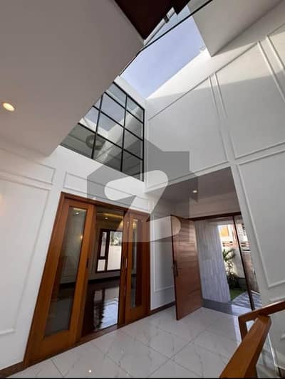 Beautiful Brand New Top Of The Line 500 Yards Bungalow For Sale In Dha Phase 8 Zone A Full Basement Swimming Pool Gym Theatre