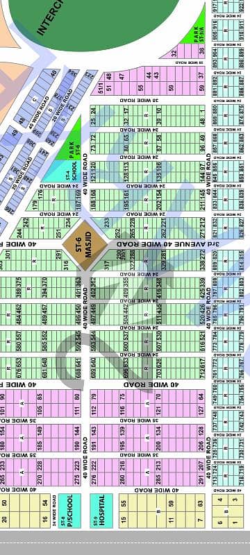 Corner 135 Square Yards Plot Near Main Road Saadi Garden Vip Block 2