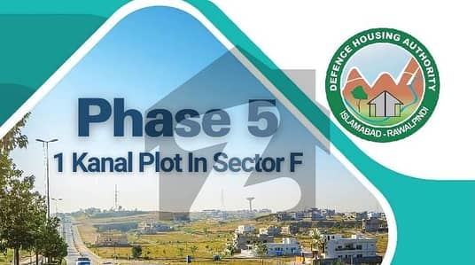 ڈی ایچ اے فیز 5 - سیکٹر ایف ڈی ایچ اے ڈیفینس فیز 5,ڈی ایچ اے ڈیفینس,اسلام آباد میں 1 کنال رہائشی پلاٹ 3.15 کروڑ میں برائے فروخت۔