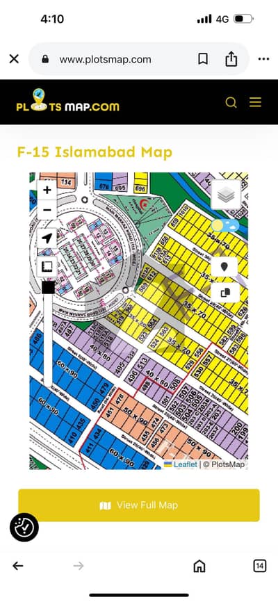 10 Marla Plot With Extra 5 Marla Land F-15 Islamabad
