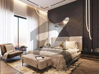 Modern Studio Apartment For Sale In HS Ideal Tower Johar Block Downtown Bahria Town