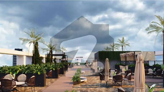 Modern Studio Apartment For Sale In HS Ideal Tower Johar Block Downtown Bahria Town