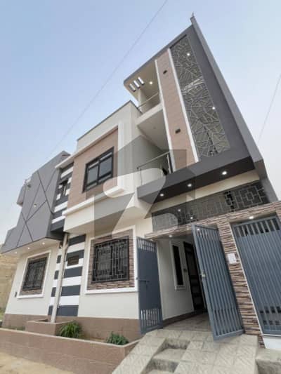 Brand New 163 Sq Yard Double-Storey Corner House for Sale Block 1, Saadi Garden, Scheme 33, Karachi