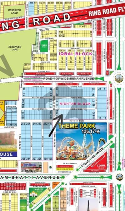 ONE KANAL HOT LOCATION PLOT IN NISHTAR BLOCK WITH ALL DUES PAID
