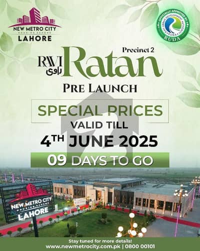 7 Marla Residential Plot New Metro City