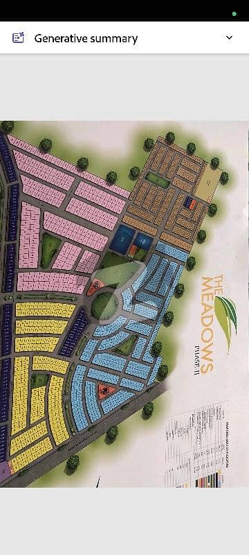 13 Marla Plot Available At MEADOWS PHASE 2