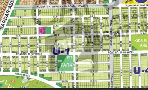 . 10 Marla Hot Location Plot In U-1 Sector | Plot #. . . . | Near Kashmir Park &Amp; Main Road