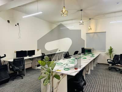 جوہر ٹاؤن لاہور میں 4 کمروں کا 10 مرلہ دفتر 4.5 لاکھ میں کرایہ پر دستیاب ہے۔