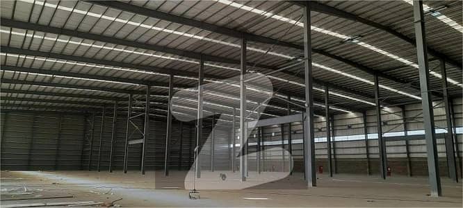 Kahuta Industrial 60,000 Sq Feet Warehouse With 30 Feet Height Available For Rent.