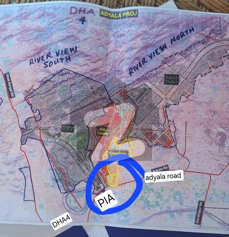 Plot For Sale DHA 4 SOUTH RAWALPINDI ADYALA ROAD Plot For Sale DHA 4 SOUTH RAWALPINDI ADYALA ROAD