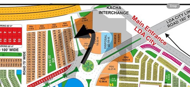 ON 120ft MAIN BOULEVARD,1 KANAL BB BLOCK, Plot For Sale In Iqbal Sector LDA City Lahore ON 120ft MAIN BOULEVARD,1 KANAL BB BLOCK, Plot For Sale In Iqbal Sector LDA City Lahore