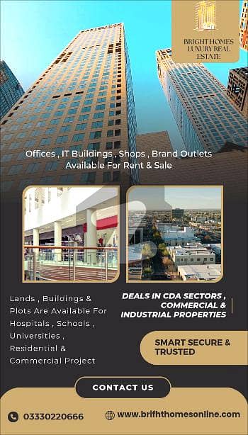 I-10 Main Road Plot with Building for Sale Best Location I-10 Main Road Plot with Building for Sale Best Location