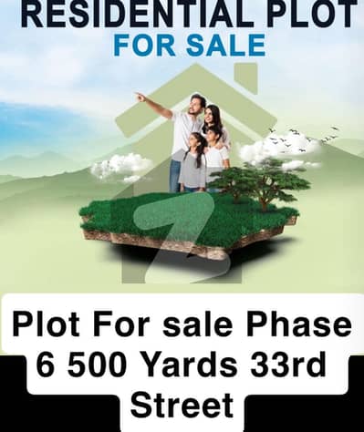 Plot For Sale in phase 6 Khayaban e muslim Streets