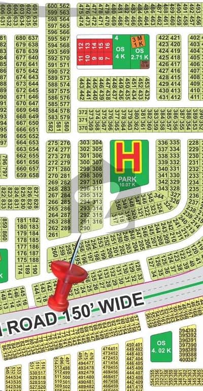 H Block 10 Marla Plot For Sale LDA City Lahore