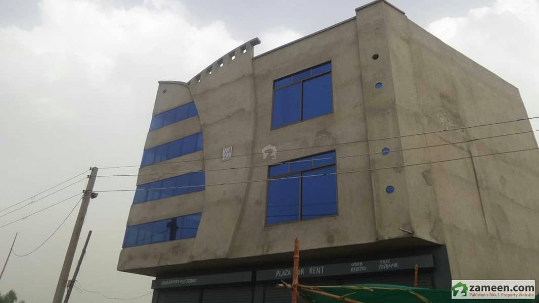 Triple Story Corner Commercial Building Available For Rent At Main Gt Road Okara