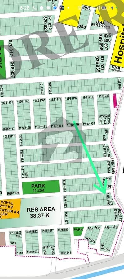 10 Marla plot In DHA phase 9 Prism In L block
