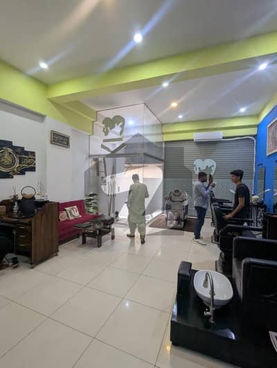 Beautiful Saloon Shop Available For Sale At Big   Nishat Commercial