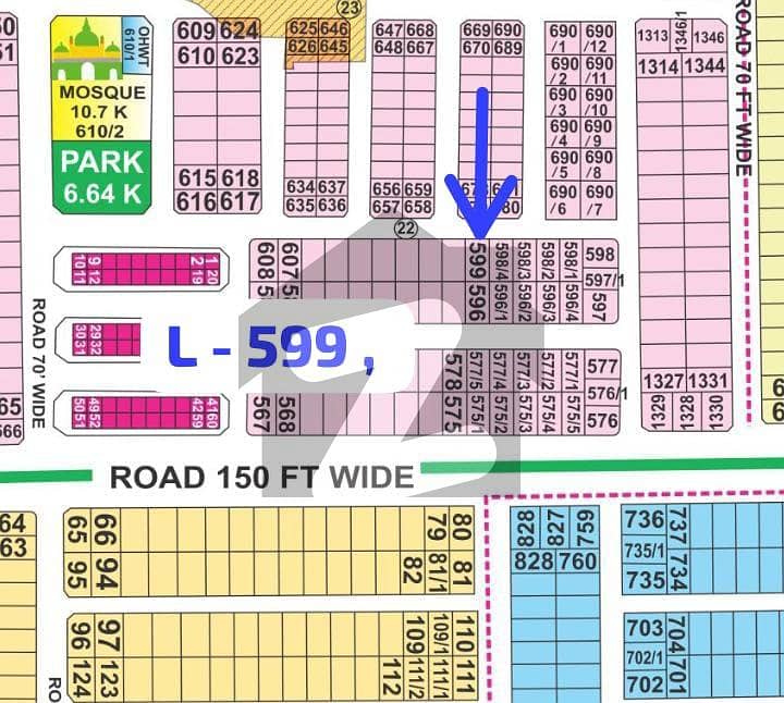 Db Pole Clear Near Dha Raya Golf Course Club Sial Estate Offers . L - 599 . Top Location Plot For Sale. Meeting Possible With Owner . 3 Side Cover With Houses.