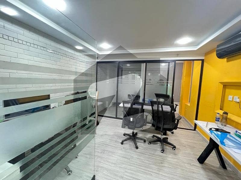 Fully Furnished 1st Floor 3000 Square Feet Office For Rent In Blue Area
