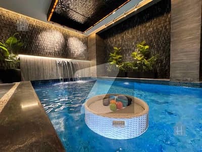 SWIMMING POOL WITH HOME THEATRE FULL FURNISHED MODERN HOUSE