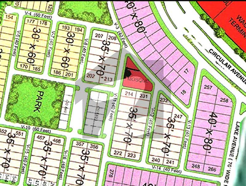 10 Marla Plot In V Block 10 Marla Plot In V Block