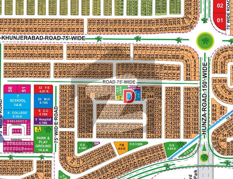 01 Kanal Plot For Sale in D Block 01 Kanal Plot For Sale in D Block