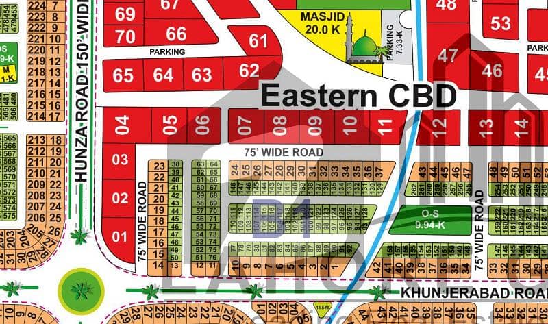 10 Marla Plot For Sale In B1 Block