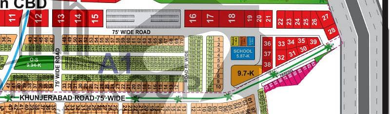 10 Marla Plot For Sale in A1 Block 10 Marla Plot For Sale in A1 Block