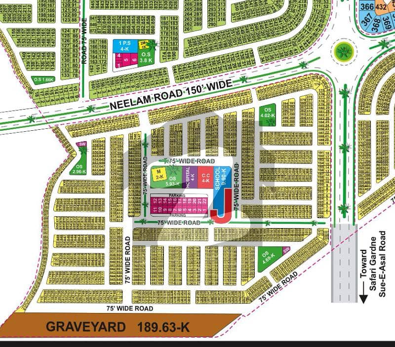 5 Marla Plot For Sale in J Block 5 Marla Plot For Sale in J Block