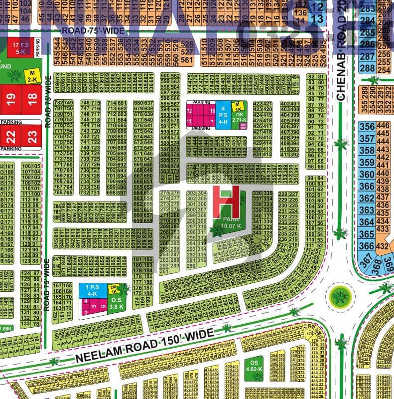 10 Marla Plot For Sale in H Block 10 Marla Plot For Sale in H Block