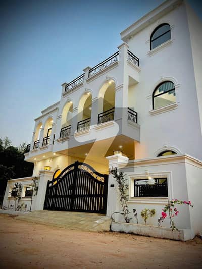 10 Marla Triple Storey House With Spanish Design For Sale In Aryan Enclave Banigala Islamabad