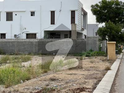 Prime Open Plot For Sale In DHA Phase 8 16th Street, Zone B, 200 Ft Wide Road With Service Road