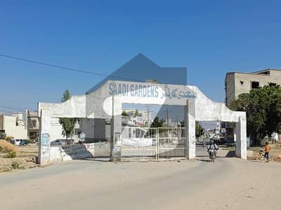 120 Sq Yard West Open next to corner Leased Plot For Sale in SAADI GARDEN BLOCK 2 (BANK LOAN P BH ML JAYGA)