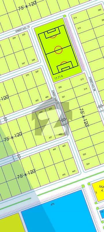 BLOCK A PRIME LOCATION 2 KANAL PLOT FOR SALE NEAR TO PARK PLAY GROUND MAIN ROAD BACK