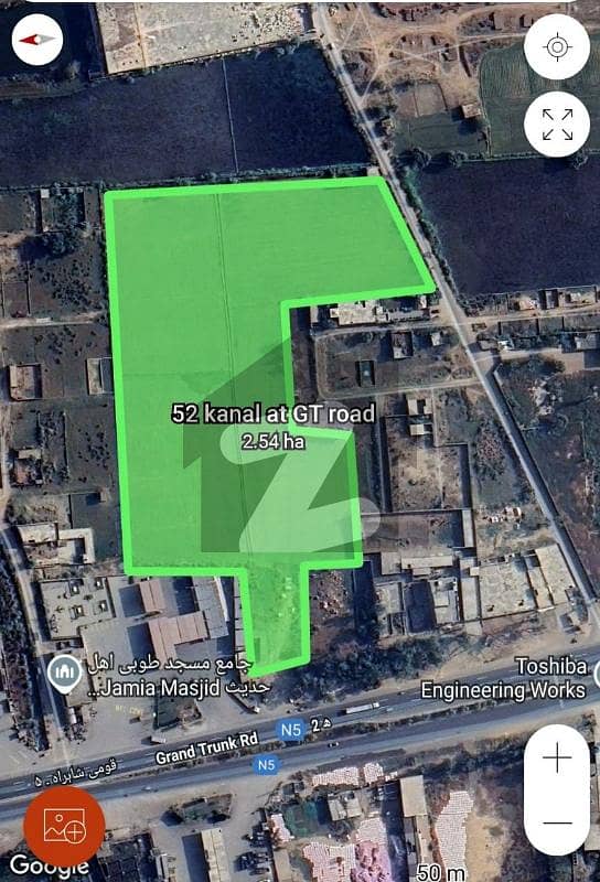 52 Kanal Industrial Land for sale in GT Road 52 Kanal Industrial Land for sale in GT Road